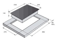 Plită incorporabilă cu gaz Fabiano FHG 862 VGH Black Glass imaginea #4 — magazin online Desire.md