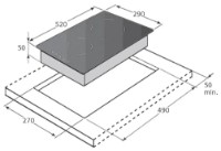 Plită incorporabilă cu inducție Fabiano FHI 172 ITC2 White imaginea #2 — magazin online Desire.md