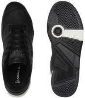 Ghete pentru bărbați Lacoste Men's Lineshot Leather Black 46 imaginea #3 — magazin online Desire.md