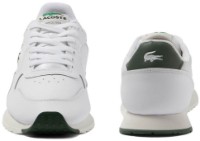 Adidași pentru bărbați Lacoste Men's Linetrack Leather White 42.5 imaginea #4 — magazin online Desire.md