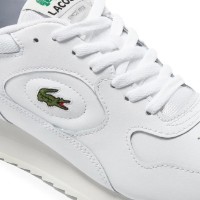 Adidași pentru bărbați Lacoste Men's Linetrack Leather White 42.5 imaginea #6 — magazin online Desire.md