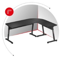 Masa gaming Huzaro Hero 6.0 Black imaginea #10 — magazin online Desire.md