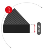 Masa gaming Huzaro Hero 6.0 Black imaginea #2 — magazin online Desire.md