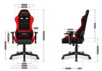 Scaun gaming Huzaro Ranger 6.0 Red Mesh imaginea #5 — magazin online Desire.md