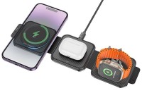 Зарядное устройство Hoco CQ4 Unique 3-in-1 Black фото №2 — интернет-магазин Desire.md