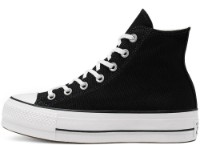 Ghete pentru damă Converse Chuck Taylor All Star Canvas Platform High Top Black, s.38 imaginea #3 — magazin online Desire.md