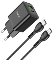 Încărcător Hoco N28 Founder PD20W + Type-C to Lighting Black