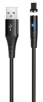 USB Кабель Hoco X60 Honorific Lightning Black