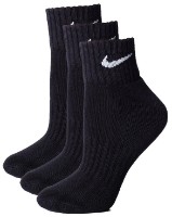 Женские носки Nike U Nk Cush Ankle 3Pr-Value Black, s.S