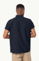 Мужская рубашка Jack Wolfskin El Dorado Shirt Men Night Blue Checks S фото №3 — интернет-магазин Desire.md