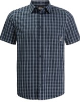 Мужская рубашка Jack Wolfskin Hot Springs Shirt M Night Blue Checks S фото №1 — интернет-магазин Desire.md