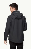 Jachetă pentru bărbați Jack Wolfskin Stormy Point 2L Jkt M Black M imaginea #3 — magazin online Desire.md