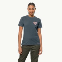 Tricou de dame Jack Wolfskin Nature T W Slate Blue XS imaginea #2 — magazin online Desire.md