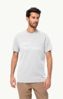 Tricou bărbătesc Jack Wolfskin Essential Logo T M White L imaginea #2 — magazin online Desire.md