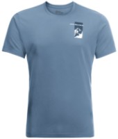 Tricou bărbătesc Jack Wolfskin Vonnan S/S Graphic T M Elemental Blue S imaginea #1 — magazin online Desire.md