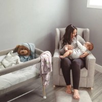 Кроватка BabyGo Goodnight Grey (BGO-4361) фото №5 — интернет-магазин Desire.md