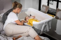 Кроватка Hauck Face to Me 2 Melange Grey фото №5 — интернет-магазин Desire.md