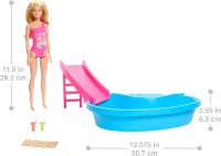 Păpușa Barbie Blonde With Pool (HRJ74) imaginea #2 — magazin online Desire.md