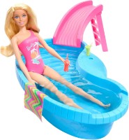 Кукла Barbie Blonde With Pool (HRJ74)