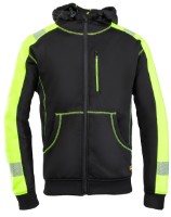 Hanorac pentru bărbați Seven Kings Rival Softshell Black/Yellow s,XL