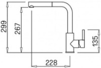 Смеситель для кухни Elleci C 02 43 Tortora (MGKC0243) фото №2 — интернет-магазин Desire.md
