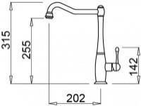 Смеситель для кухни Elleci Queen 59 Antracite (MGKQUE59) фото №2 — интернет-магазин Desire.md