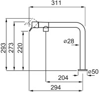 Смеситель для кухни Elleci Solo 86 Black (MOKSOLBK) фото №3 — интернет-магазин Desire.md