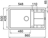Кухонная мойка Elleci Unico 410 43 Tortora (LGU41043) фото №2 — интернет-магазин Desire.md