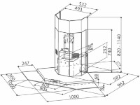 Вытяжка Faber Premio Angolo/SP EV8 LED X/V A90 фото №2 — интернет-магазин Desire.md