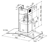 Вытяжка Faber Ray SRM LED X/V A60 фото №2 — интернет-магазин Desire.md