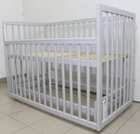 Кроватка Кузя София Серый на маятнике фото №5 — интернет-магазин Desire.md