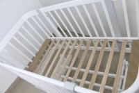 Кроватка Кузя Miya White Grey фото №2 — интернет-магазин Desire.md