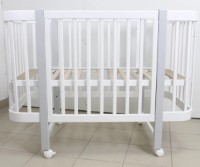 Кроватка Кузя Miya White Grey фото №3 — интернет-магазин Desire.md