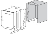Maşină de spălat vase încorporabilă Fabiano FBDW 9715 imaginea #4 — magazin online Desire.md