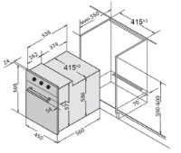 Электрический духовой шкаф Fabiano FBO 450 Black фото №2 — интернет-магазин Desire.md