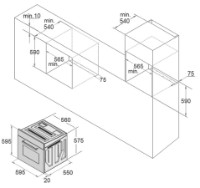 Электрический духовой шкаф Fabiano FBO 860 Black фото №3 — интернет-магазин Desire.md