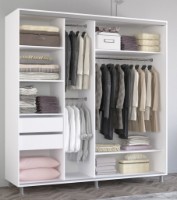 Dulap cu uşi glisante Mobildor-Lux Aron 200x240 White (aron826) K3 imaginea #2 — magazin online Desire.md