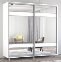 Dulap cu uşi glisante Mobildor-Lux Aron 220x210 White (aron1993) K3