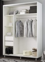 Шкаф-купе Mobildor-Lux Aron-S 160x200 White (arons4665) K3 фото №2 — интернет-магазин Desire.md