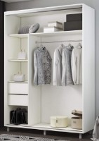 Dulap cu uşi glisante Mobildor-Lux Aron-S 180x200 White (arons4892) K3 imaginea #2 — magazin online Desire.md