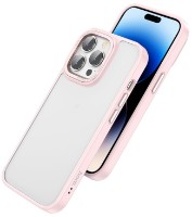 Husa de protecție Hoco Golden Shield Frosted Protective Case for iPhone 14 Pro Max Pink