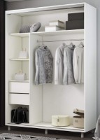 Dulap cu uşi glisante Mobildor-Lux Aron-S 170x200 White (arons3958) K1 imaginea #2 — magazin online Desire.md