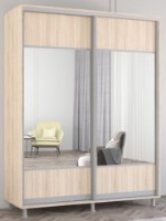 Dulap cu uşi glisante Mobildor-Lux Aron-S 170x210 Oak Sonoma (arons3964) K1