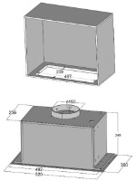 Вытяжка Fabiano Tecna 520 Black Glass фото №3 — интернет-магазин Desire.md
