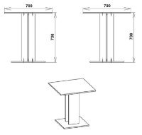 Обеденный стол Компанит КС-7 Нимфея Альба фото №2 — интернет-магазин Desire.md