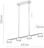 Люстра Tk-Lighting Dallas TK-6094 фото №3 — интернет-магазин Desire.md
