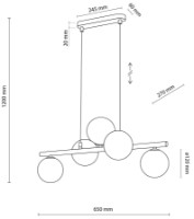 Lustră Tk-Lighting Estera TK-6707 imaginea #2 — magazin online Desire.md