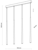 Lustră Tk-Lighting Piano TK-6414 imaginea #3 — magazin online Desire.md