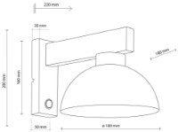 Candelabru de perete Tk-Lighting Oslo TK-4962 imaginea #2 — magazin online Desire.md