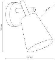Candelabru de perete Tk-Lighting TK-573 imaginea #2 — magazin online Desire.md